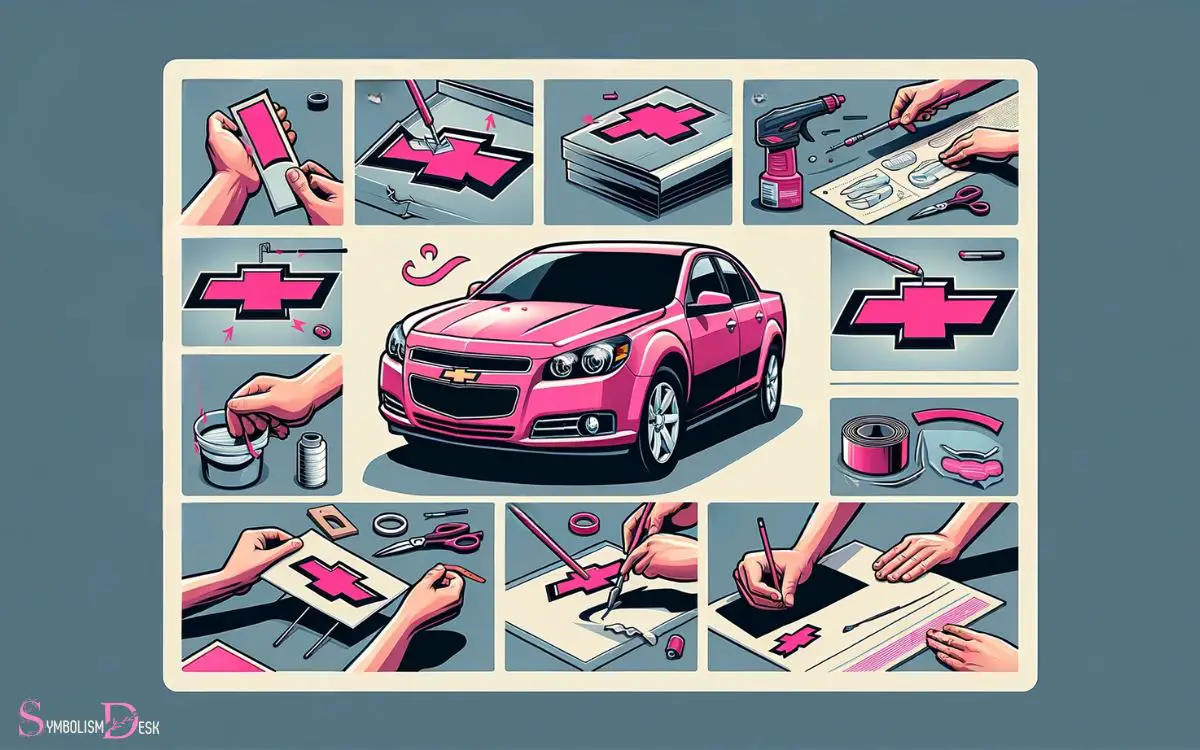 How to Install a Pink Chevy Symbol