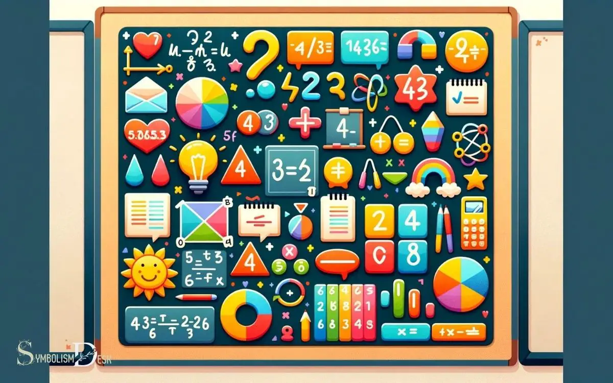 Math Symbols Bulletin Board Set