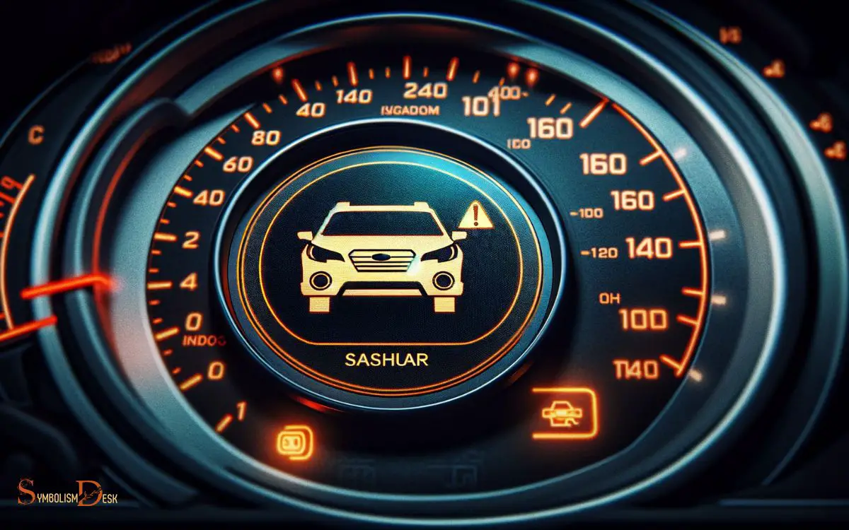 Subaru Outback Flashing Car Symbol