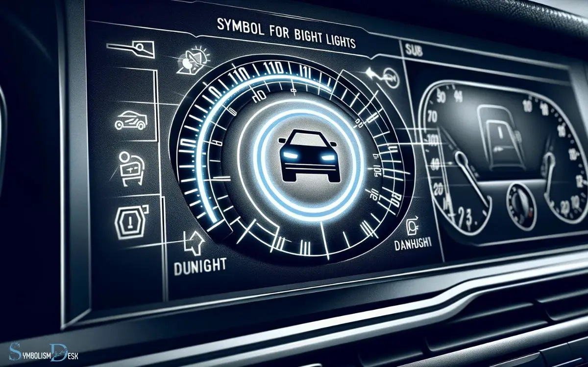 Symbol for Bright Lights in Car