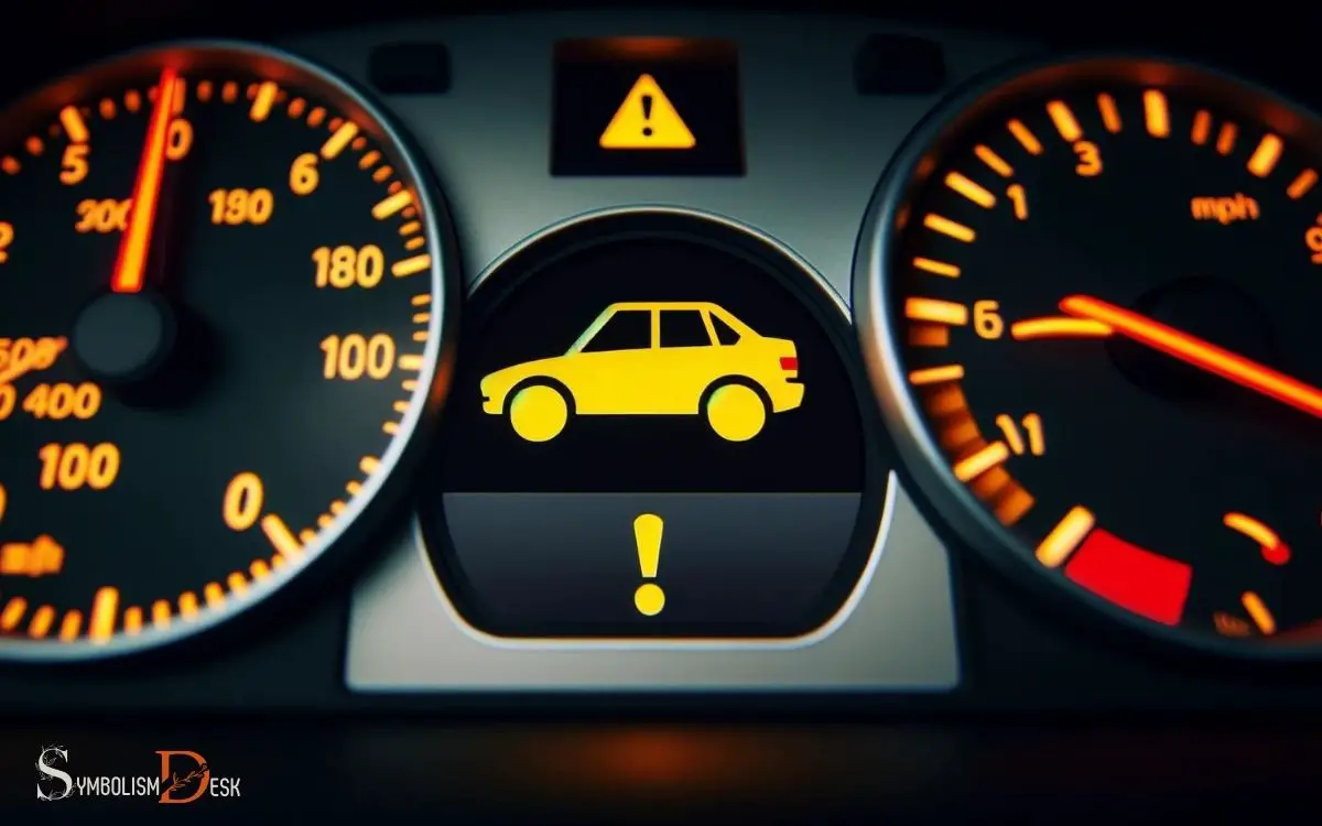 Yellow Car Symbol on Bmw Dashboard