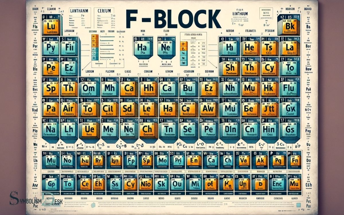 F Block Elements Names and Symbols