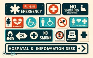 Hospital Signs and Symbols with Names