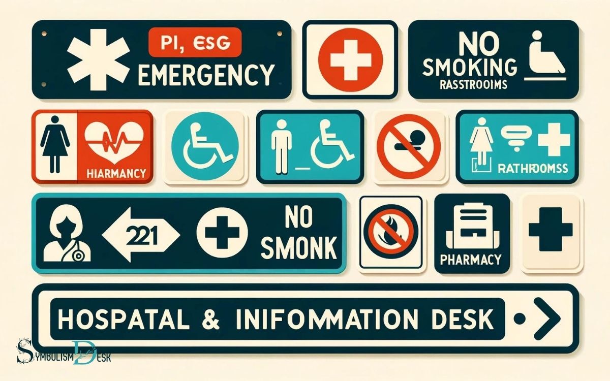 Hospital Signs and Symbols with Names