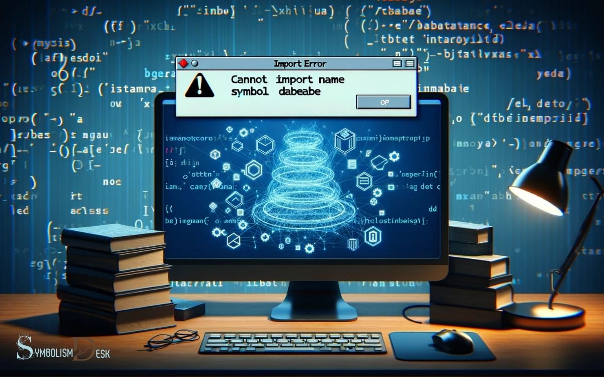 Importerror Cannot Import Name Symbol Database