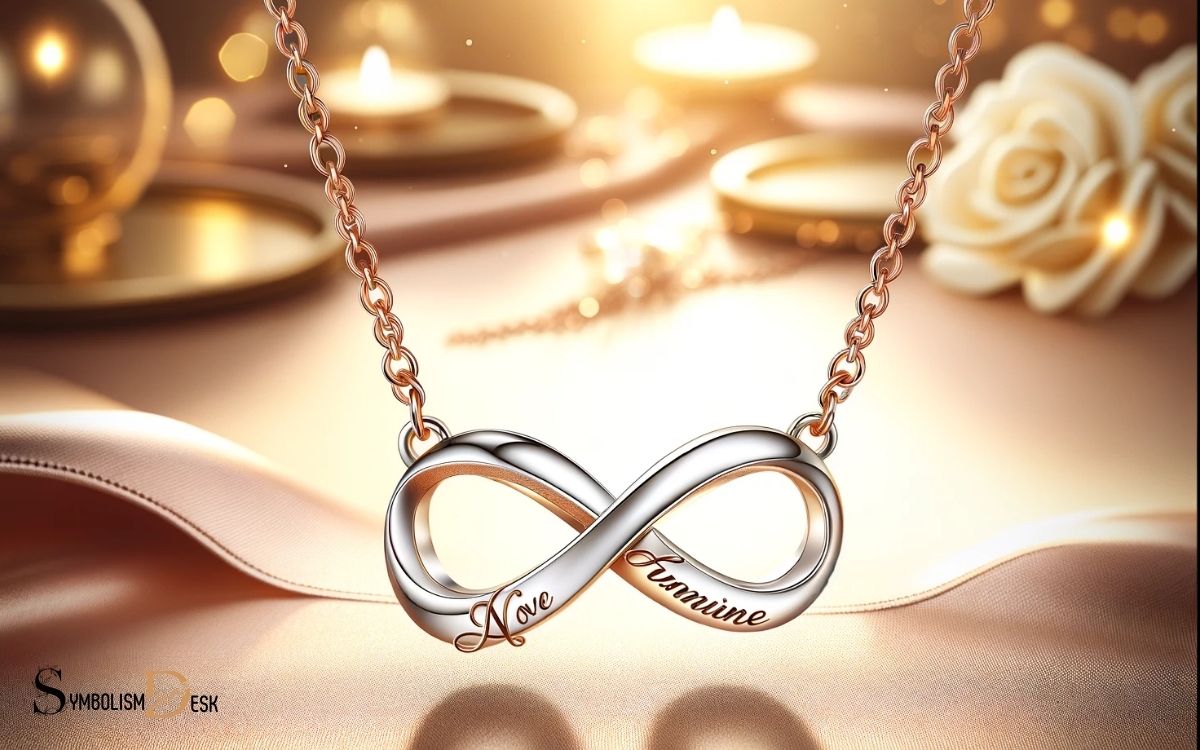 Infinity Symbol Necklace with Names