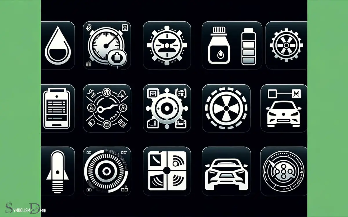 Smart Car Maintenance Icons